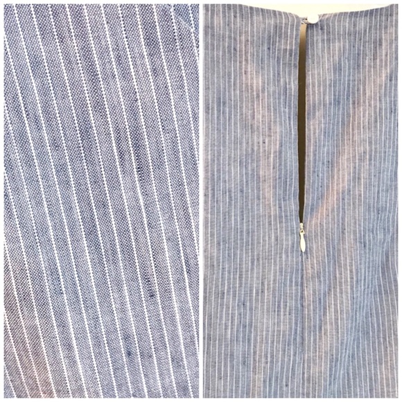 Ann Taylor Light Blue Wrap Jumpsuit - Picture 7 of 8